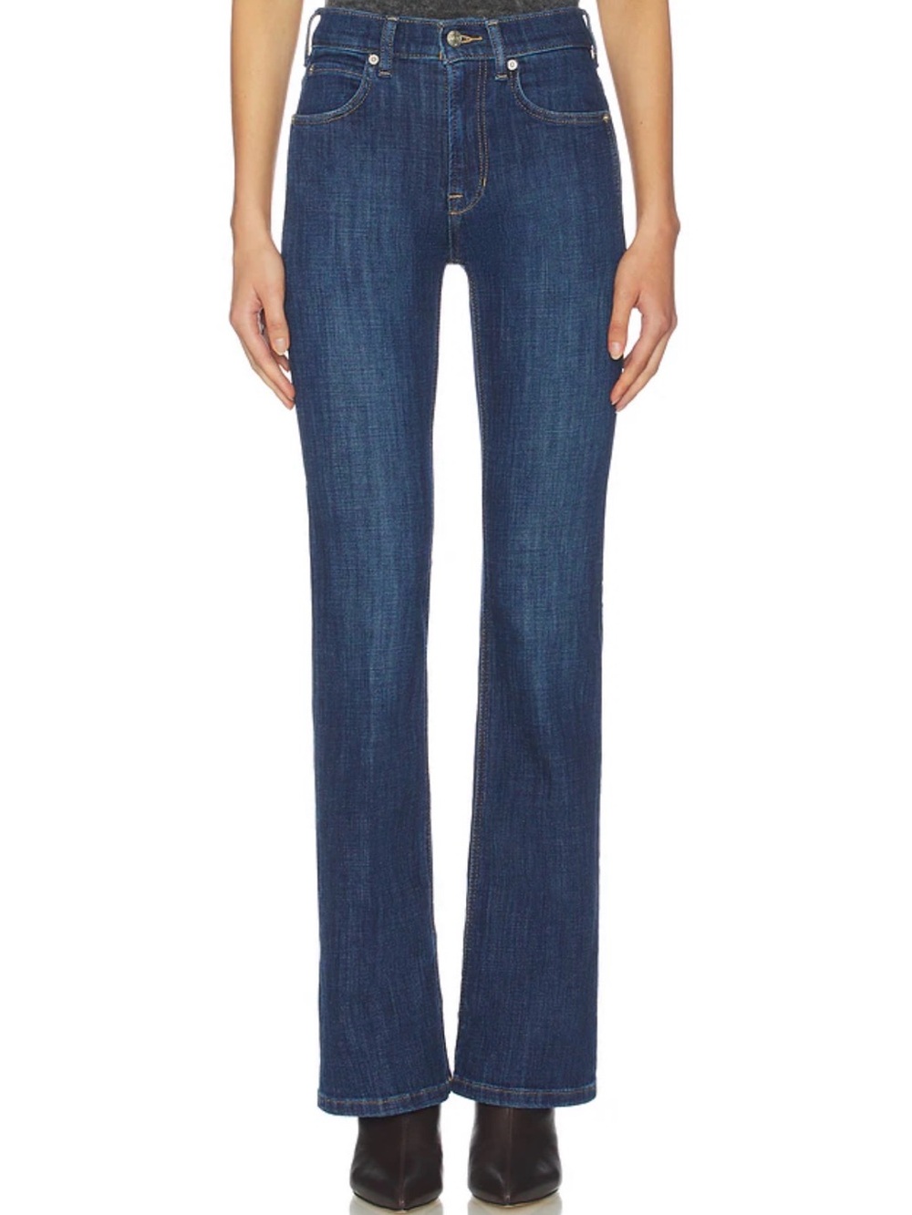 Free People We the Free Double Knot High Rise Straight Leg Denim Jeans Size 29